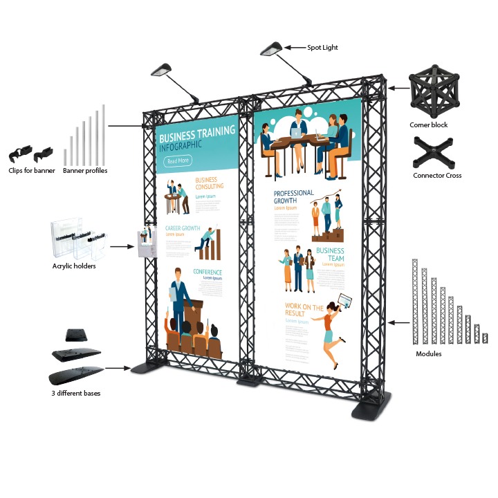 CROWN TRUSS 100×100 mm