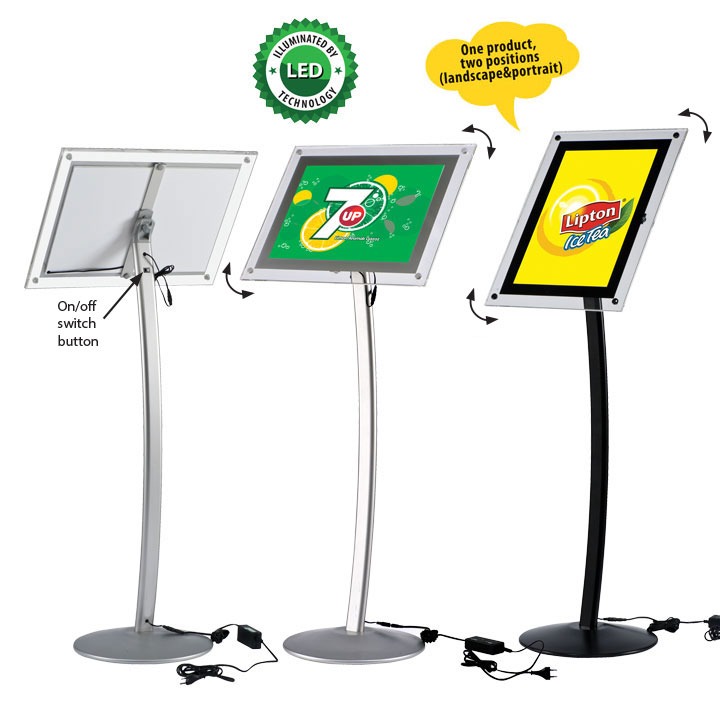 Curved Menuboard with Acryled