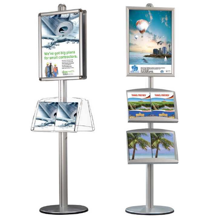 Free Standing Leaflet Display 2 Channel